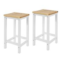 Mesa Barra Bar Mesa Alta de Comedor con 1 Cajón y 3 Estantes Blanco Altura 90cm ES - details 7