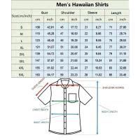 Camisa hawaiana, estampado vaquero para hombre y mujer, camisa de manga corta con solapas y botones en la playa, top casual de moda - details 1