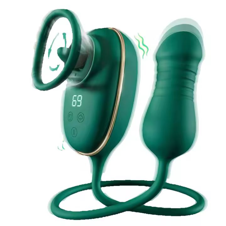 Vibrador de 3 en 1 Masajeador de Punto G, Estimulador de Clítoris, Sucionador de Pezón - 1