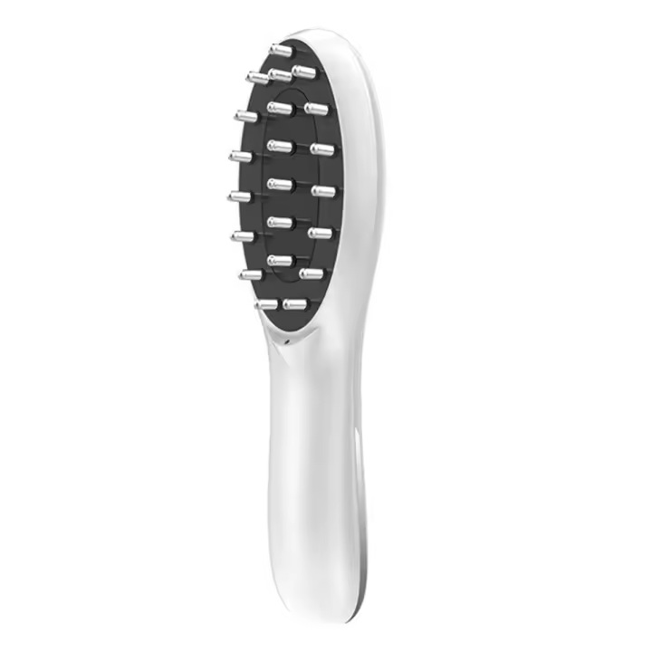 Peine de Masaje de Escala Electrónica EMS Terapia de Luz Azul Roja para Crecimiento del Cabello - 1