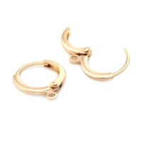Aretes de Cuerda de Metal Dorado de 18K Diseño Redondo Rectangular de Alta Calidad - details 94