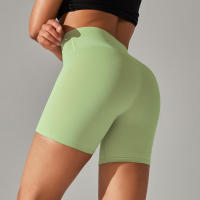 Ness Pantalones cortos deportivos para mujer, pantalones cortos de secado rápido para ciclismo y yoga, 31 colores - details 11