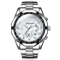 Hombre calendario a prueba de agua brillante reloj no mecánico con esfera grande - details 0