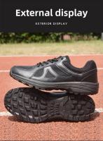 Nuevo estilo, zapatillas de entrenamiento para correr para hombre, zapatos de entrenamiento de lucha contra incendios resistentes al desgaste del verano, transpirables, antideslizantes, negros - details 6