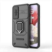 Funda protectora de cámara deslizante para Samsung GALAXY M34 5G, carcasa trasera con soporte de anillo magnético, 2023 M, 34 - details 14