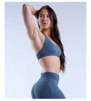 Sujetador deportivo de impacto para mujer, ropa interior de LICRA sin costuras, elástica, transpirable, mejora el pecho, ocio - details 9