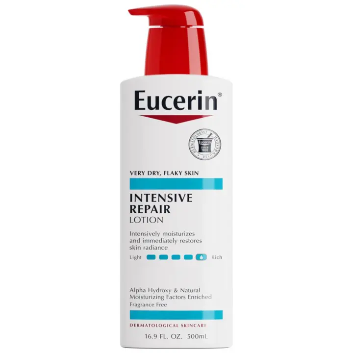 Eucerin Loción Reparadora Intensiva de la Piel con Alfa Hidroxi, Hidratante Corporal para Pieles Muy Secas, Hidrata, Exfolia las Condiciones, - 1