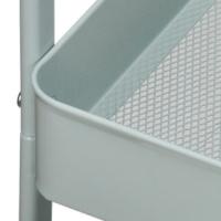 Carrito de Cocina de 3 Niveles Multiuso de Metal con Mesa y Cajón Ideal para Oficina, Baño, Sala - details 7