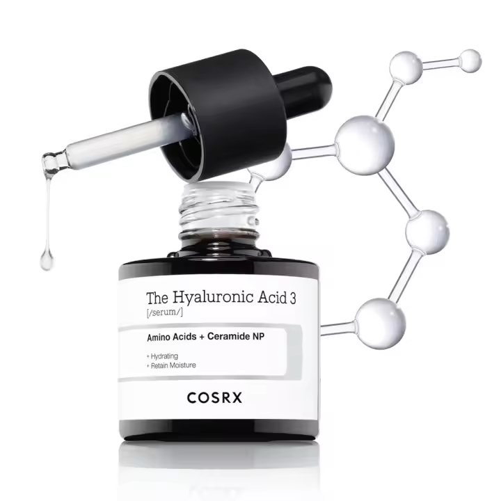 COSRX Suero de ácido hialurónico de sodio puro al 3%, suero facial hidratante que aumenta la humedad para líneas finas, arrugas, regordetas y reparadoras secas - 1
