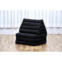 Cómodo Colchón De Suelo con Cojín De Lectura, Futón Japonés, Cama Plegable O Esterilla De Masaje Tailandés, 170 x 53 cm, Azul Claro - details 87