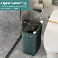 2 uds. Cubo de basura inteligente, cubo de inducción con Sensor eléctrico para el hogar, automático, para baño y cocina, 36L(18L + 18L) - details 4