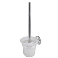 Cepillo De Inodoro Montado En La Pared Con Soporte Cepillo De Limpieza Acero Inoxidable Mango Largo Accesorios De Baño - details 5