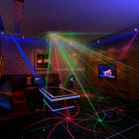 ESHINY Mini 4in1 Pattern Effect R&G Audio Star Whirlwind Laser Projector Stage Disco DJ Club Bar KTV Family Party Light Show P14 - details 13