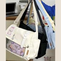 Bolso cruzado transparente para niñas con placa de exhibición, mochilas escolares de estilo DIY para adolescentes, nuevo - details 7