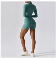 Pantalones Cortos de Yoga para Mujeres Fitness Running Ciclismo Pantalones Deportivos Transpirables Cintura Alta Entrenamiento Gimnasio Push Up Leggings de Nylon - details 41