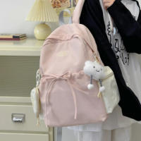 Mochila escolar impermeable para niños, gran capacidad, mochila de nylon para estudiantes, bolso escolar ligero para niños y niñ - details 0