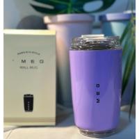 Taza Tumbler Termo de Acero Inoxidable Blanco Lechoso Botella de Agua Aislada para Viajes - details 6