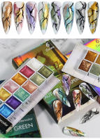 Pinturas en polvo de acuarela para decoración de uñas, pintura metálica para decoración de uñas en polvo cromado, pigmento sólido para manicura, Perla - details 4
