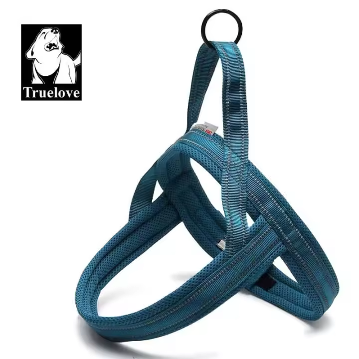 Truelove - Correa de nailon de malla suave para perros, camiseta sin mangas de seguridad reflectante 3M, fácil de usar, uso para mascotas, resistencia a la tracción, 5 colores - 1