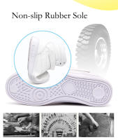 Zapatillas altas transpirables para mujer, zapatos deportivos informales antideslizantes, plataforma oculta, aumento de cuero - details 7