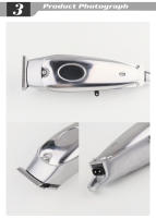 Kemei-cortadora de pelo profesional, máquina de corte de pelo sin cable, de Metal, 0mm, con hoja en T, KM-1949A - details 3