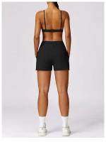 Pantalones cortos deportivos casuales y sueltos de nylon para yoga y ejercicios de autómneo y invierno acero inoxidable rápido secado - details 27