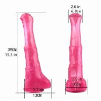 Empaque privado SEX 39Cm Caballo de simulación gigante Animal real Masturbación Orgasmo femenino Juguete sexual para adultos - details 8
