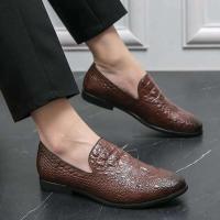 Nuevo 2023 zapatos de oficina de cuero genuino de vestir de negocios para hombres, zapatos casuales Mokasin Gommino - details 7