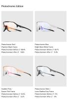 Kapvoe-gafas de sol para hombre y mujer, lentes deportivas para ciclismo de montaña, para acampar al aire libre, senderismo, montar en bicicleta, UV400 - details 18
