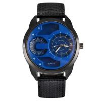 Reloj de Pulsera de Cuarzo Automático Estilo Casual de Moda para Hombres Correa de Nylon Negro - details 11