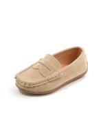 Zapatos planos de cuero para niño, mocasines informales versátiles, clásicos y sencillos, antideslizantes, para la escuela, primavera y otoño - details 19