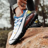 Zapatos de senderismo para hombre y mujer, calzado deportivo de cuero - details 9