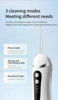 Irrigador Dental Portátil Inalámbrico USB Recargable con Tanque de Agua de 300ml y 4 Boquillas para Viajes y Uso Doméstico - details 6