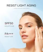 Laikou Sakura crema blanqueadora Protector solar coreano bloqueador solar Facial Spf50 loción de aislamiento blanqueador hidratante 30g - details 5