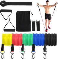 Set de Banderas de Resistencia de 11 Piezas Entrenamiento Cruzefit, Yoga, Expansor de Goma - details 0