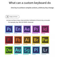 Teclado de atajo personalizado, dispositivo de 6 teclas, grabación de juegos, mezclador silencioso, intercambio en caliente, pasta de copia mecánica - details 7