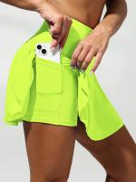 Falda Deportiva Casual para Mujer con Pantalones Falsos de Tenis - Conjunto de 2 Piezas - details 4