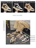 Zapatillas de deporte altas para exteriores para hombre, zapatos deportivos informales con cordones de malla, zapatillas de baloncesto transpirables para Niños Jóvenes - details 3