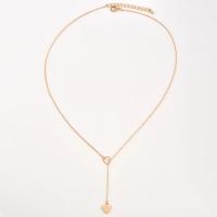 Colgante de corazón de melocotón para mujer, collar en forma de Y, gran moda Popular, nuevo, Europa Y Estados Unidos, venta al por mayor - details 3