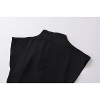 OUWU Elegante Corset de Satén de Color Puro con Cuello Doblado para Mujer - details 7