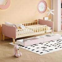 Cama infantil con 2 cajones, cama individual de madera maciza con somier (90 x 190 cm (blanco) - details 9