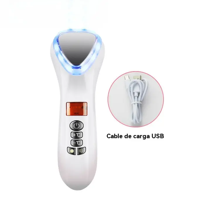 Color de la cara de luz caliente y fría introducción instrumento de elevación y apriete belleza facial fotón rejuvenecimiento instrumento de belleza - 1