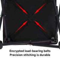 Equipo portátil para acampar con forma de luna para picnic, nuevas sillas de metal, sillas plegables para exteriores - details 8