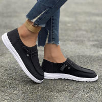 Zapatos vulcanizados informales para mujer, mocasines cómodos sin cordones para deportes al aire libre, 2024 - details 21