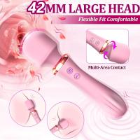 Varita de masaje AV 3 en 1 para mujer, consolador vibrador para punto G, estimulador de pezón y Vagina, función de calefacción, 10 potentes vibraciones, Motor Dual - details 8