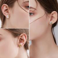 6 Pares Clip On Pendientes Cubic Zirconia Nudo de Perla Twist Clip On Pendientes sin perforar para las mujeres niñas Clip Pendientes Set - details 3