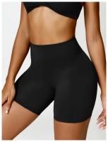 Pantalones cortos de Yoga sin costuras para mujer, mallas deportivas de LICRA de cintura alta, suaves, para gimnasio y entrenamiento - details 27