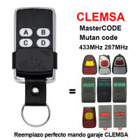 Mando garaje CLEMSA MASTERCODE MV-1 MV-12 MV-123 MV1 MV12 / CLEMSA MUTANCODE / MT-1 MT-2 mando a distancia para puerta de garaje, 433,92 MHz, 287MHz - details 0