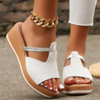 Sandalias Matsuke de tacón alto con punta abierta, huecas, con suela gruesa y talla grande para mujer, ropa de verano. - details 10