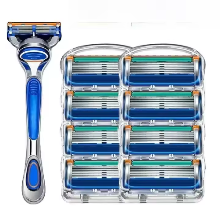 Set de Viaje para Hombres Afeitadora de Alta Eficiencia con Diseño de Cuchilla de Cinco Capas - 1
